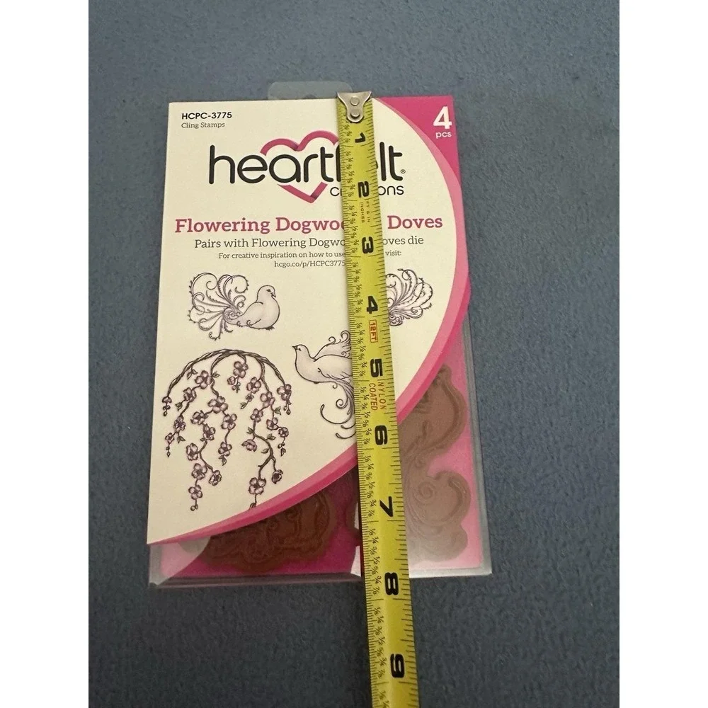 Heartfelt Creations Flowering Dogwood & Doves Dies & Cling Stamps Set‎